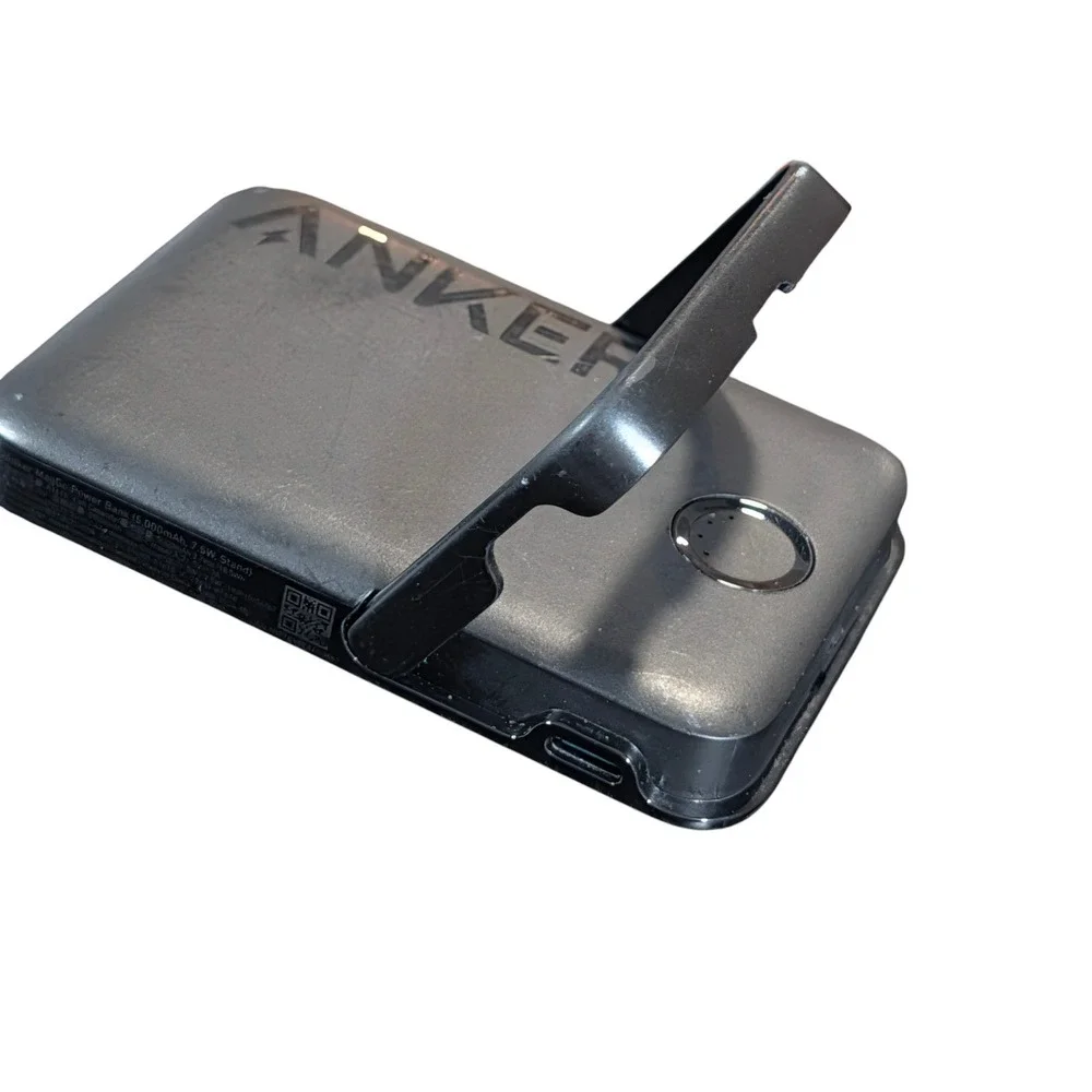Cc6U Anker MagGo 5000mAh Magnetic Wireless Portable Charger W/Stand‎ A1618 BLK